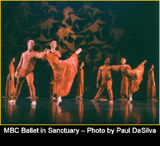 MBC Ballet in Sanctuary - Photo by Paul DaSilva